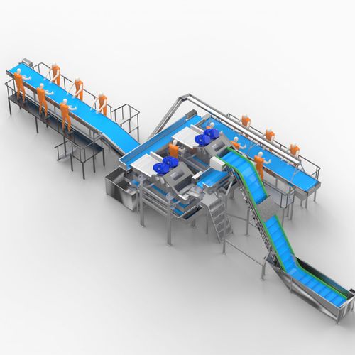 Машина для снятия кожуры из нержавеющей стали - HIDRONER AQUACULTUR EQUIPMENTS