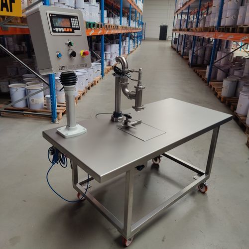 Полуавтоматическая наполнительная машина - Liquid Table - Gravifill - для бутылок / коробов / шпуля