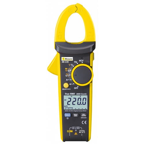 Цифровой мультиметр-зажим - IM-336 - DISTRIMESURE - iMesure - переносной / 1000 В / 600 A