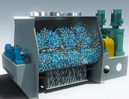 Лопастная мешалка - Zhongqinglin Heavy Industry Machinery Co., Ltd - горизонтальная / импульсного действия / для порошка
