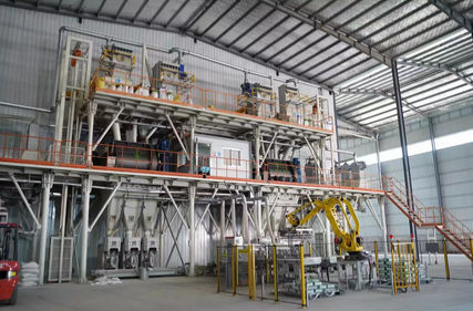 Роботизированный штабелер - Zhongqinglin Heavy Industry Machinery Co., Ltd - для мешков / для известкового раствора / автоматический