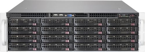Крейт для монтажа в стойку - 836BE2C-R609JBOD - SUPERMICRO - 3U / объединительная плата / для хранения