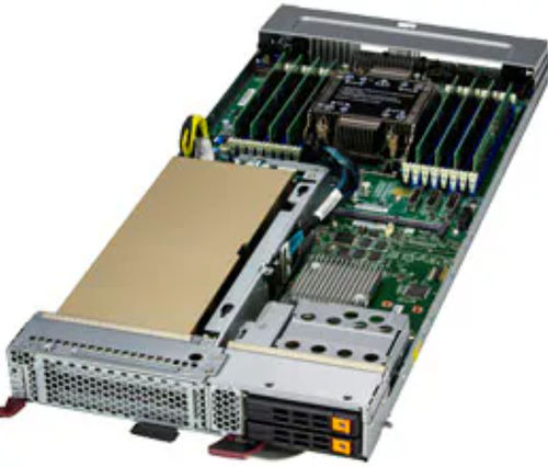 Сервер для стокирования - SBI-612B-1C2N - SUPERMICRO - RAID / для сети / GPU