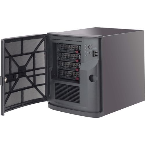 Крейт для монтажа в стойку - 721TQ-350B - SUPERMICRO - компактный / 1U / объединительная плата