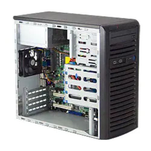 Крейт для монтажа в стойку - 731i-300B - SUPERMICRO - объединительная плата / для материнской платы ATX / с 4 отсеками для дисков