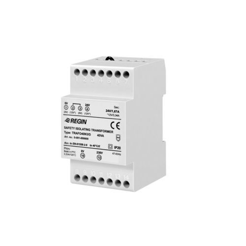 Разделительный трансформатор - TRAFO40N3/D - Regin - на DIN-рейке / IP20