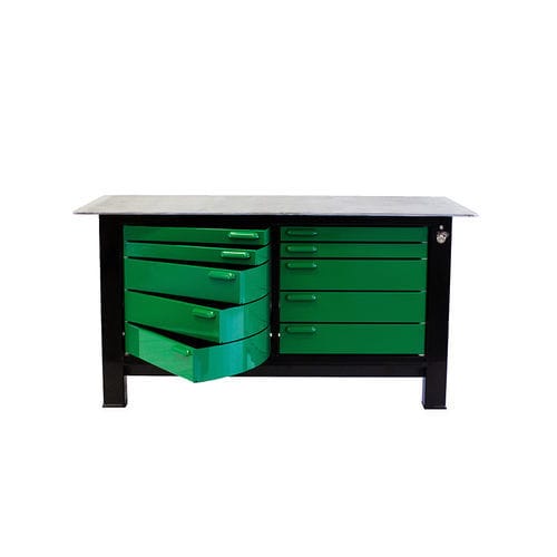 Верстак из стали - Badass Workbench - для цеха / с выдвижным ящиком