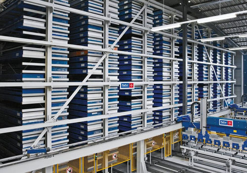 Вертикальная автоматическая система хранения - Fehr Warehouse Solutions Inc. - для длинных изделий / с полками