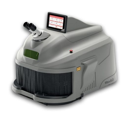 Станок для сварки лазер Nd-YAG - MEGA 5.0 - Elettrolaser S.r.l. - ручной / настольный / для золота