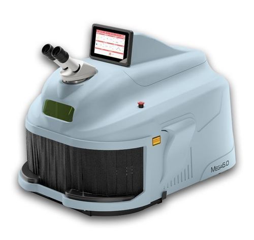 Станок для сварки лазер Nd-YAG - MEGA 6.0 - Elettrolaser S.r.l. - автоматический / настольный / для золота