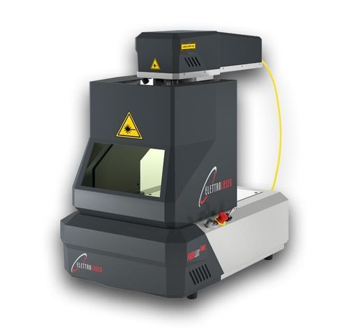 Маркировочная машина импульсный волоконный лазер - Fiberlux NANO series - Elettrolaser S.r.l. - лазер MOPA / компактная / настольная