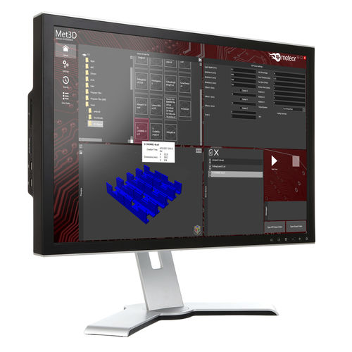 Программное обеспечение для 3D-принтера для управления процессом - Met3D - Meteor Inkjet Ltd - для нарезки / CAO