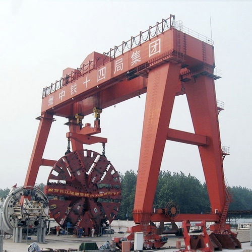 Козловой кран для контейнера - HUAGONG INDUSTRY GROUP - для использования на морских судах / двухбалочный / для высоких нагрузок