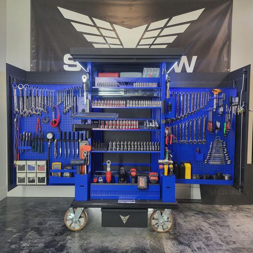 Шкаф для инструментов - TSS 5.2 - Shadow Tool Company - на роликах / с полками / двойная дверь