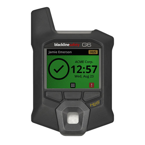 Детектор с одним типом газа - G6 - Blackline Safety Europe SAS - моноксида углерода / для кислорода / сульфида водорода