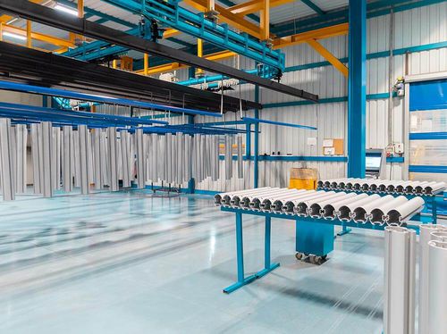 Порошковая окраска алюминия - Erdoganlar Advanced Aluminium Solutions - для использования в промышленности