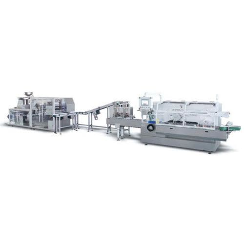 Упаковочная машина под блистером - DPH-ZH-260W - Guangdong Rich Packing Machinery Co., Ltd. - автоматическая / непрерывного действия / для прессованных материалов