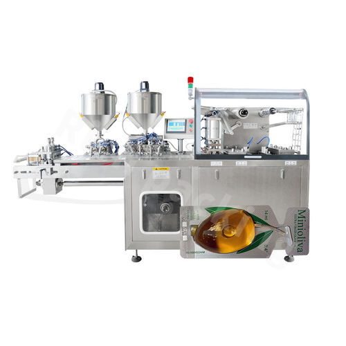 Упаковочная машина под блистером - DPP-160L - Guangdong Rich Packing Machinery Co., Ltd. - с сервоприводом / с пузырчатой пленкой / для жидкостей