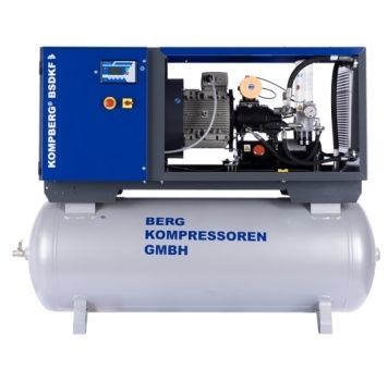 Винтовой компрессор - KOMPBERG® BSDKF15 - BERG Kompressoren GmbH - воздушный / с электродвигателем / стационарный