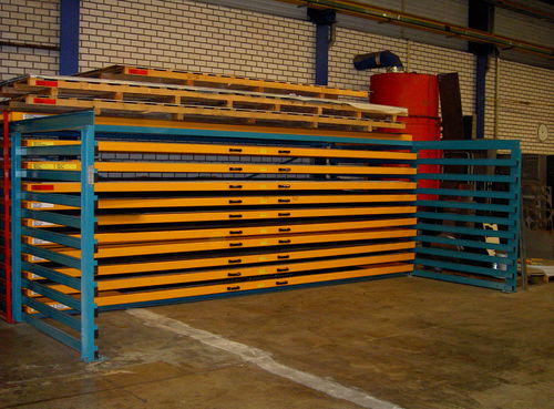 Стеллаж склад для хранения - COMBI  - THIEL Storage and Handling Systems - регулируемый / из стали / с крышей