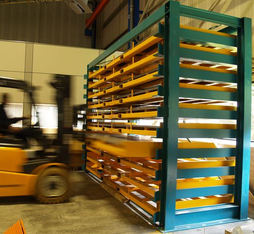 Стеллаж склад для хранения - PLATO  - THIEL Storage and Handling Systems - кассетный / с поддоном