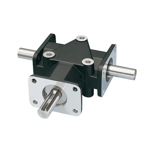 Угловая передача с конической передачей - Crown Right Angle Gearbox - ZERO-MAX Europe - со спиральным коническим редуктором / ортогональная / с выходным валом