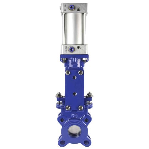 Клапан с гильотинными ножницами - D040-03108 - SIMPLE VALVE, S.L. - с пневматическим управлением / для остановки / для сточных вод