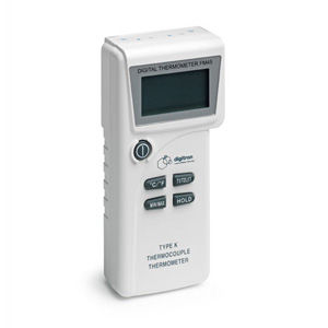 Термометр с зондом - FM45 - Digitron Italia srl - с термопарой / с дисплеем LCD / °C