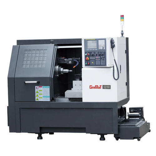 Токарный станок ЧПУ - Q50 - Nanjing Genvan Intelligent Equipment Co. Ltd. - 2 оси / A2-5 / с двойной револьверной головкой