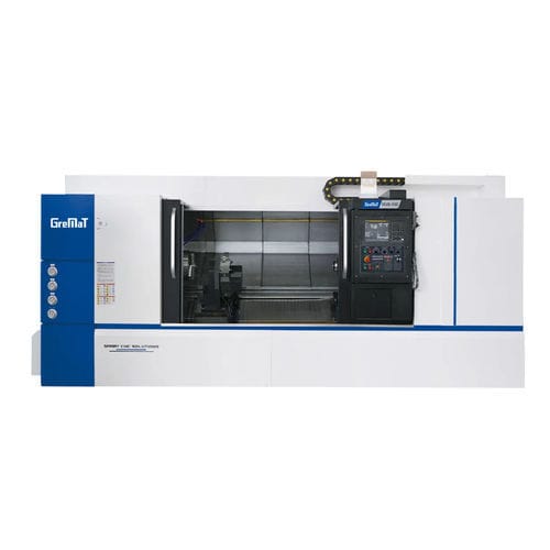 Токарный станок ЧПУ - TN500-1600 - Nanjing Genvan Intelligent Equipment Co. Ltd. - A2-6 / 12 инструментов / с ремнем