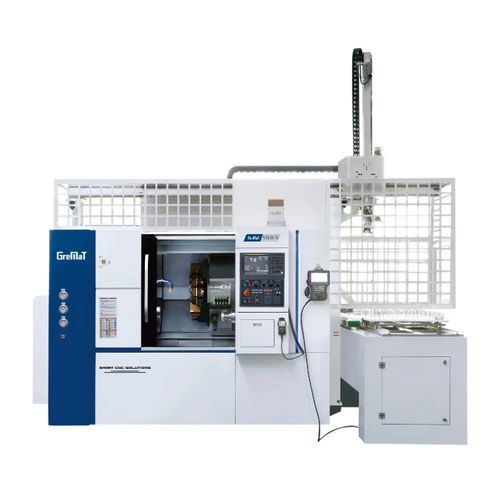Токарный станок ЧПУ - STL8-S - Nanjing Genvan Intelligent Equipment Co. Ltd. - 3 оси / наклонная станина / с двумя стержнями
