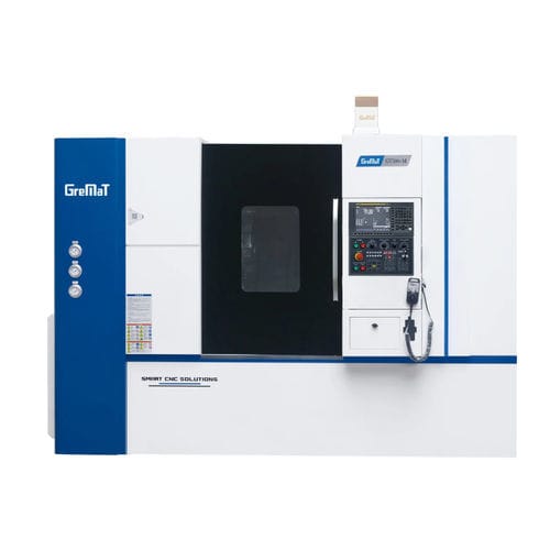 Токарный станок ЧПУ - GT500-M - Nanjing Genvan Intelligent Equipment Co. Ltd. - с двумя стержнями / A2-6 / 12 инструментов
