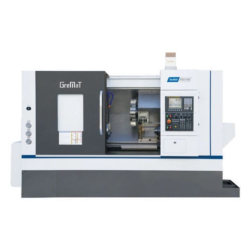 Токарный станок ЧПУ - STH10-750B - Nanjing Genvan Intelligent Equipment Co. Ltd. - 2 оси / наклонная станина / A2-8