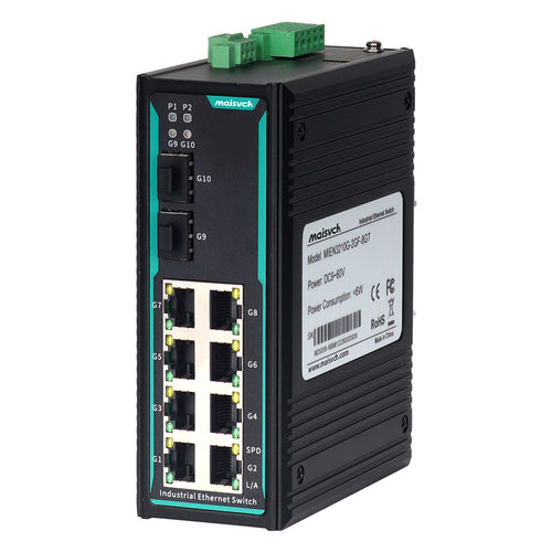 Неуправляемый коммутатор Ethernet - MIEN3210G-2GF-8GT - Maisvch - 10 портов / уровня 2 / гигабит