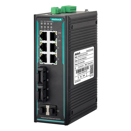 Управляемый коммутатор Ethernet - MISCOM7210-2GF-2F - Maisvch - 10 портов / 10/100BaseT(X) / уровня 2
