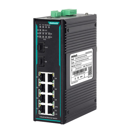 Управляемый коммутатор Ethernet - MISCOM7210GP-2GF-8GTPOE - Maisvch - 10 портов / уровня 2 / гигабит