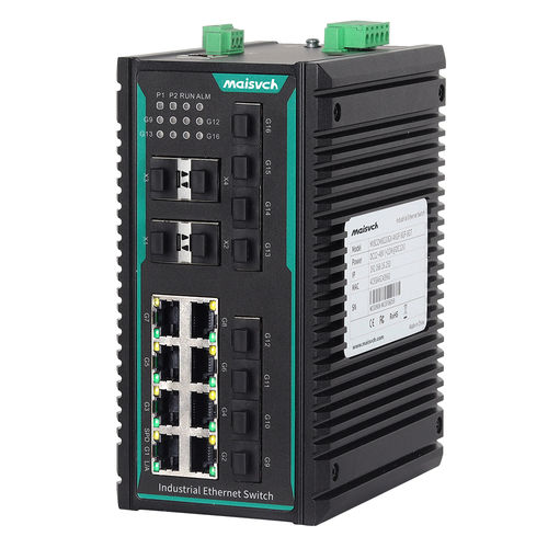 Управляемый коммутатор Ethernet - MISCOM8220GX-4XGF-8GF-8GT - Maisvch - 20 портов / уровня 3 / оптического волокна