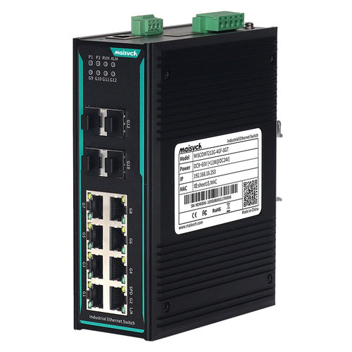 Управляемый коммутатор Ethernet - MISCOM7212G-4GF-8GT  - Maisvch - 12 портов / уровня 2 / гигабит