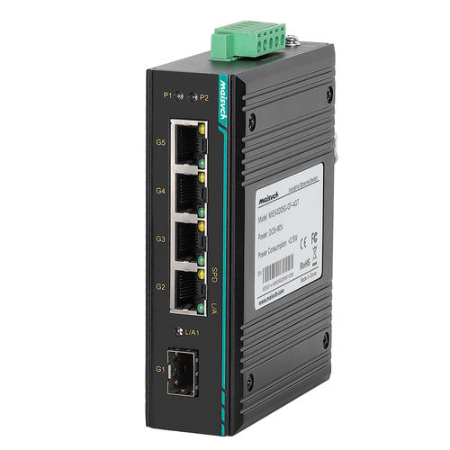 Неуправляемый коммутатор Ethernet - MIEN3205G-GF-4GT - Maisvch - 5 портов / уровня 2 / Gigabit Ethernet