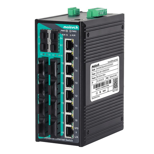 Управляемый коммутатор Ethernet - MISCOM7220-4GF-8F series - Maisvch - 20 портов / 10/100BaseT(X) / уровня 2