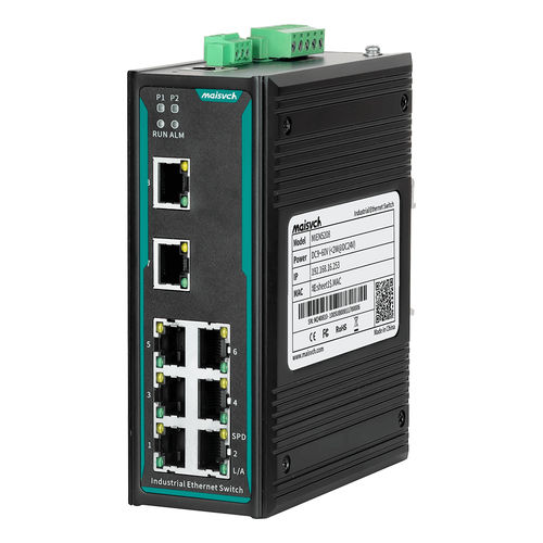 Управляемый коммутатор Ethernet - MIEN5208 series - Maisvch - 8 портов / уровня 2 / на DIN-рейке