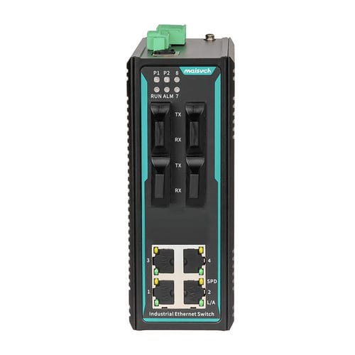 Управляемый коммутатор Ethernet - MISCOM6208-4F series - Maisvch - 8 портов / 10/100BaseT(X) / уровня 2