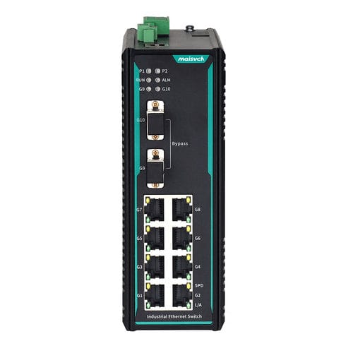 Управляемый коммутатор Ethernet - MISCOM7210GBP-2GTS-8GT - Maisvch - 10 портов / уровня 2 / гигабит