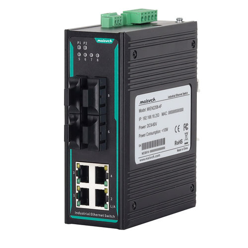 Неуправляемый коммутатор Ethernet - MIEN2208-4F series - Maisvch - 8 портов / уровня 2 / оптического волокна