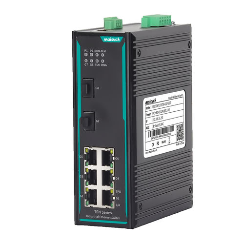 Управляемый коммутатор Ethernet - MISCOM7208TSN-2GF-6GT - Maisvch - 8 портов / уровня 2 / гигабит
