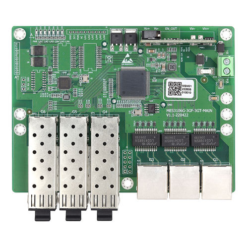 Неуправляемый коммутатор Ethernet - MES3106G-3GF-3GT - Maisvch - 6 портов / уровня 2 / гигабит