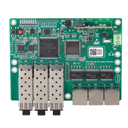 Управляемый коммутатор Ethernet - MES7106G-3GF-3GT - Maisvch - 6 портов / уровня 2 / гигабит