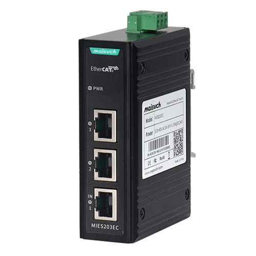 Неуправляемый коммутатор Ethernet - MIES203EC - Maisvch - 3 порта / на DIN-рейке / для вставки