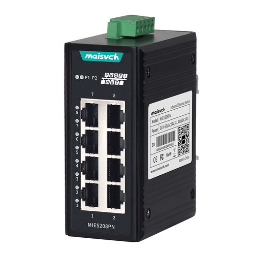 Неуправляемый коммутатор Ethernet - MIES208PN  - Maisvch - 8 портов / уровня 2 / ProfiNet