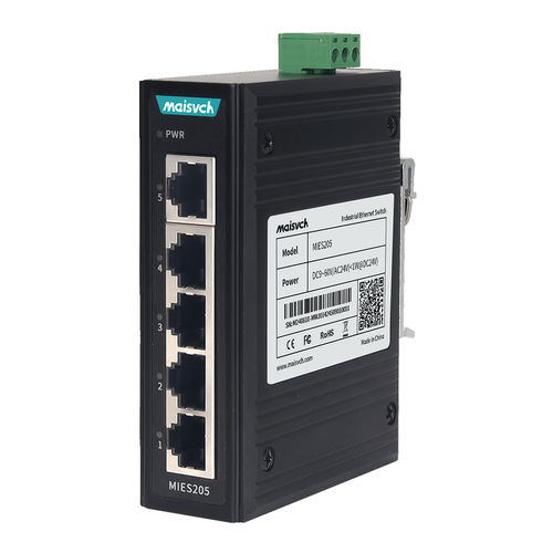 Неуправляемый коммутатор Ethernet - MIES205 - Maisvch - 5 портов / уровня 2 / на DIN-рейке